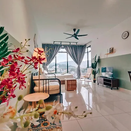 New 2Br Georgetown Warm And Lovely Homestay 10Pax-无敌美景两房民宿 Beacon Executive Suite